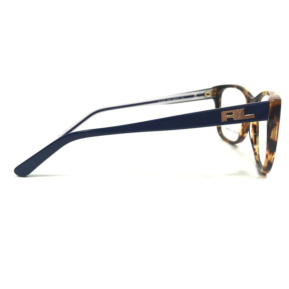 Ralph Lauren Eyeglasses Frames RL6120 5351 Blue White Brown Tortoise 52-16-140